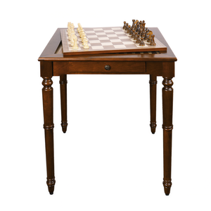 Premium Game Table with Game Pieces & Tabletop-Walnut