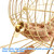 Bingo Game Set with Brass Metal Bingo Cage, Folding Wooden Master Board, 7/8" Wooden Calling Balls