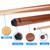 58" 1-Piece Canadian Maple Billiard Pool Cue Sticks, Hardwood House Bar Pool Cue - 4 Pack