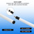 Set of 4 Matte White Fiberglass Graphite Composite Billiard Pool Cue Stick - 18/19/20/21oz Each