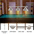 50" Metal Billiard Lights with Billiard Balls Decoration for Billiards Room - White Glass