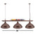 50" Metal Billiard Lights with Billiard Balls Decoration for Billiards Room -Oil Rubbed Bronze