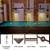 50" Metal Billiard Lights with Billiard Balls Decoration for Billiards Room -Oil Rubbed Bronze