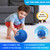 Playground Balls,Kickball, Bouncy Dodge Ball,Handball for Indoor and Outdoor(Rainbow-4 Pack, 8.5-inch)