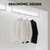 12-Pack Wooden Hangers without Bar for Jackets, Coats, Suits, and Shirts (White)