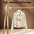 12-Pack Wooden Hangers without Bar for Jackets, Coats, Suits, and Shirts (White)