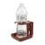 Adjustable Plastic Folding Drink Cup Holder - Brown - 2-Pack