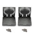 Adjustable Plastic Folding Drink Cup Holder - Grey - 2-Pack