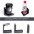 Adjustable Plastic Folding Drink Cup Holder - Grey - 4-Pack