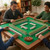 32" x 32" Rubber Anti-Slip Game Mat-Green