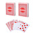 2-Deck Canasta Playing Cards (Red)