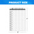 100-Pack  Canasta Score Sheets