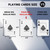 2-Deck Poker Size Plastic Playing Cards (Standard Index)
