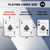2-Deck Bridge Size Plastic Playing Cards (Standard Index)
