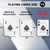 2-Deck Poker Size Plastic Playing Cards (Jumbo Index)