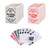 12-Deck Poker Size Plastic Playing Cards (Jumbo Index)