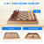Classic 3-in-1 Wooden Board Game Combo