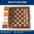Classic 3-in-1 Wooden Board Game Combo