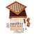 Deluxe 7-in-1 Wooden Board Game Combo