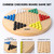 11.5" Wood Chinese Checkers Set 