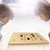 2-in-1 Natural Wood Checkers & Tic-Tac-Toe Game Set