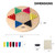 11.5" Wooden Chinese Checkers & Gobang Game Set