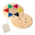 11.5" Wooden Chinese Checkers & Gobang Game Set