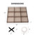 12-Inch Giant Acrylic Tic-Tac-Toe Game Set