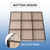12-Inch Giant Acrylic Tic-Tac-Toe Game Set