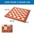 15-Inch Pro Tournament Chess Board Only (Sapele & Maple)