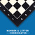 21-Inch Pro Tournament Chess Board Only (Beech & Black)