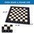 21-Inch Pro Tournament Chess Board Only (Beech & Black)