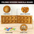 Folding Mancala Game with Glass Stones - Oak