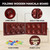 Folding Mancala Game with Glass Stones - Mahogany