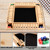 4-Player 10 Number Shut The Box Game Set - Natural Wood