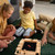 4-Player 10 Number Shut The Box Game Set - Natural Wood