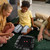 4-Player 12 Number Shut The Box Game Set - Black