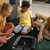 4-Player 10 Number Shut The Box Game Set - Black
