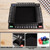 4-Player 10 Number Shut The Box Game Set - Black