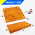 4-Player Mancala Game with Glass Stones - Oak