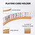 17-Inch Wooden Curved Card Game Holders (4-Pack)