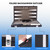 Medium Leather Backgammon Game Set (Black & Grey)