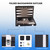 Travel Size Leather Backgammon Game Set (Black & Grey)