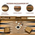 21-Inch Premium Star Inlay Backgammon Game Set