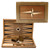 17-Inch Premium Star Inlay Backgammon Game Set