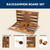 21-Inch Premium Focus Style Inlay Backgammon Game Set