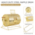 Raffle Drum, Medium Brass Raffle Ticket Spinning Cage, Holds 5,000 Tickets or 200 Ping Pong Balls