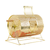 Raffle Drum, Medium Brass Raffle Ticket Spinning Cage, Holds 5,000 Tickets or 200 Ping Pong Balls