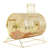 Raffle Drum,Large Brass Raffle Ticket Spinning Cage, Holds 10,000 Tickets or 300 Ping Pong Balls
