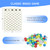 Bingo Game Set with Jumbo Bingo Cage and 1.5" Ping Pong Size Bingo Balls, Plastic Master Board